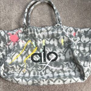 ALO Yoga Gray Pride Geometric Tote